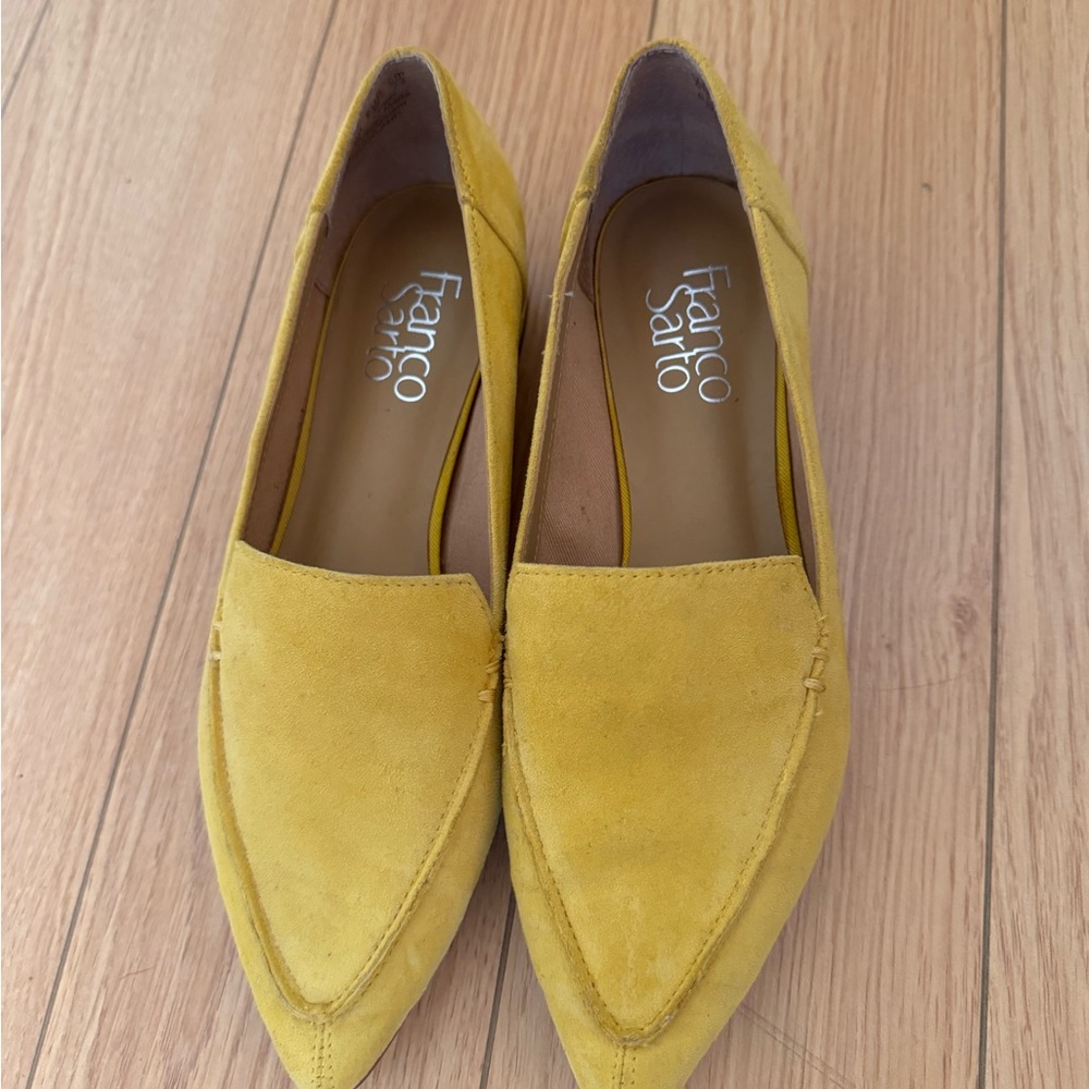 Mustard loafers